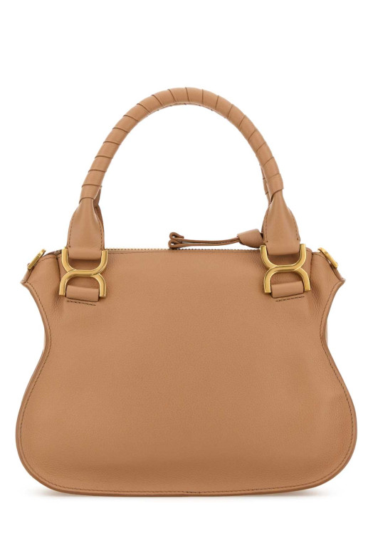 Peach leather small Marcie handbag CHLOE (CHC22AS628I31)