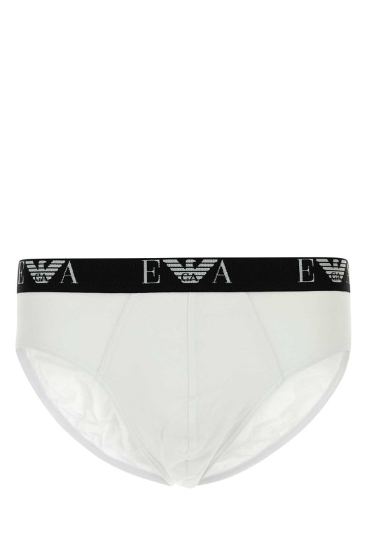 White stretch cotton brief set EMPORIO ARMANI (EM000258AF14131)