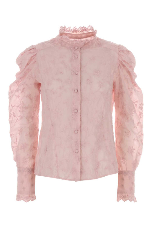 Pink cotton blend Zorica shirt ISABEL MARANT (HT0837FAD1J03I)