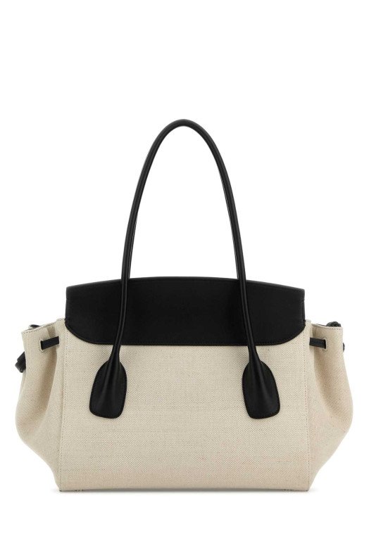 Sand canvas small Voyage shoulder bag JIL SANDER (J08ZH0070P8542)