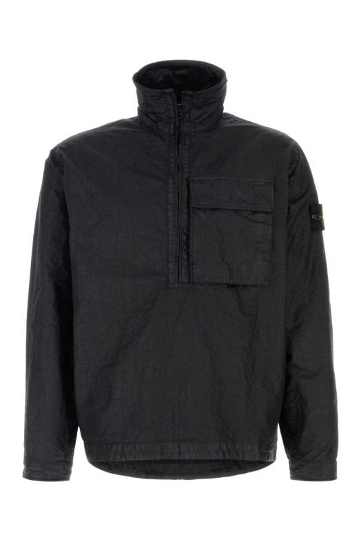 Black nylon shirt Black STONE ISLAND (L1S151200004S0069)