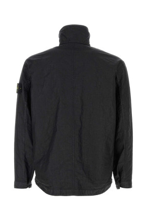 Black nylon shirt Black STONE ISLAND (L1S151200004S0069)