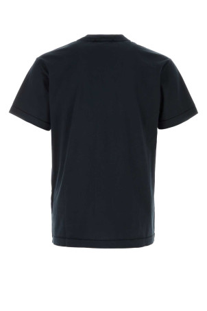 Midnight blue cotton t-shirt Black STONE ISLAND (L1S152100027S0013)
