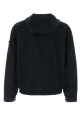 Midnight blue stretch polyester windbreaker Black STONE ISLAND (L1S154100052S0042)