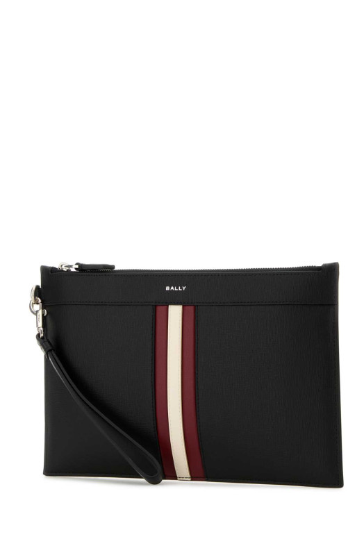 Black leather clutch BALLY (MLN01DEC001)