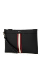 Black leather clutch BALLY (MLN01DEC001)