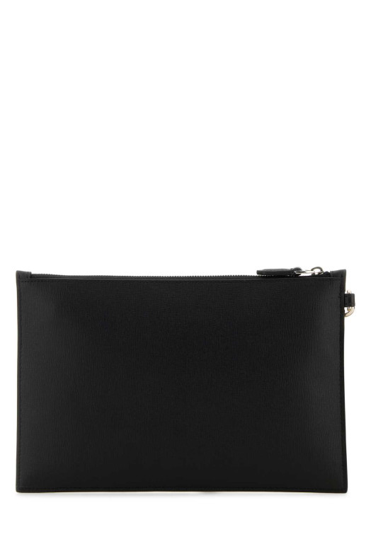 Black leather clutch BALLY (MLN01DEC001)