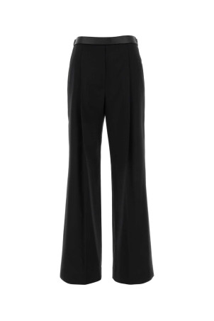 Black wool wide-leg pant Black LOEWE (S359Y04XI2)