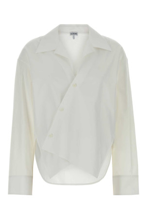 White poplin shirt White LOEWE (S359Y05XEZ)