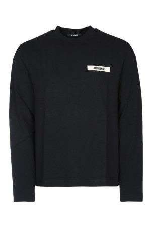 LE TSHIRT GROS GRAIN ML Blue JACQUEMUS (TSM00570AJ00226)