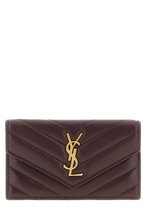 'Fragments' card holder Bordeaux