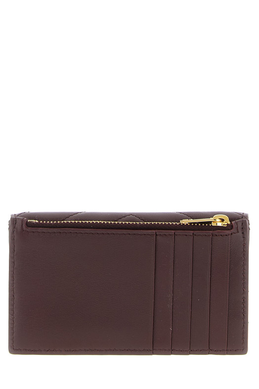'Fragments' card holder Bordeaux