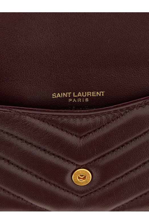 'Fragments' card holder Bordeaux