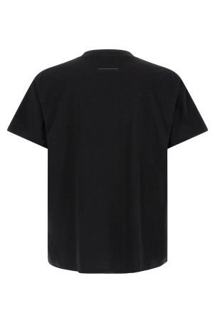 'Numeric Signature MM6' spray T-shirt Black