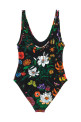 'Gucci Flora' one-piece swimsuit Black