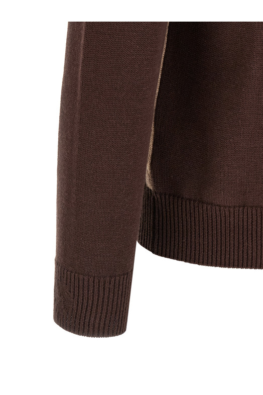 Argyle sweater Brown