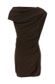'Twist' dress Brown