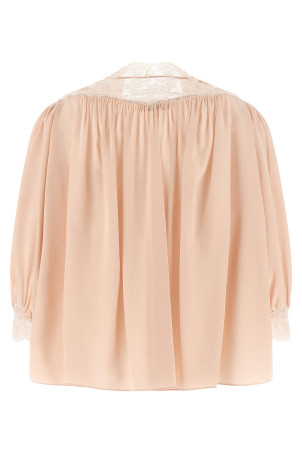 Lace blouse Pink