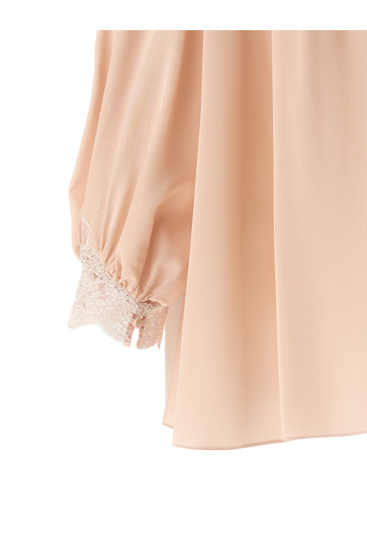 Lace blouse Pink