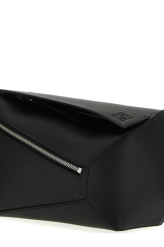 'Puzzle' small fanny pack Black