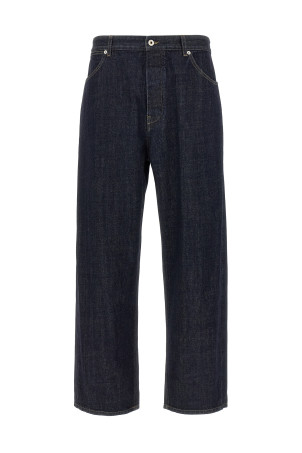 Jean cotton diagonal Blue