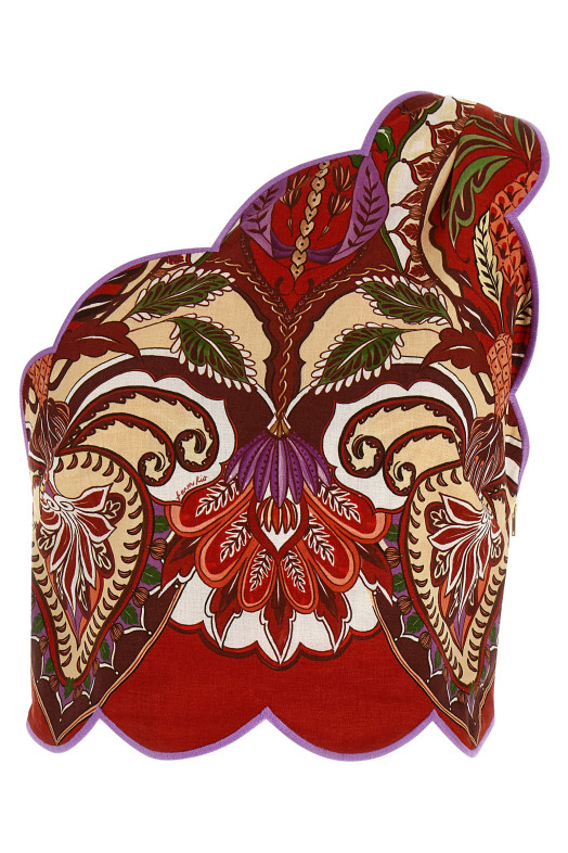 'Red Odara Scallops' top Red