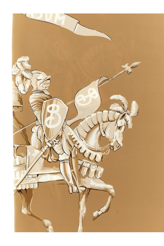 'Horseman' scarf Beige