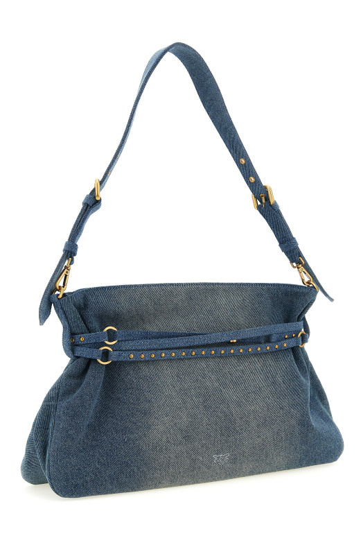 'Belt' large shoulder bag Blue