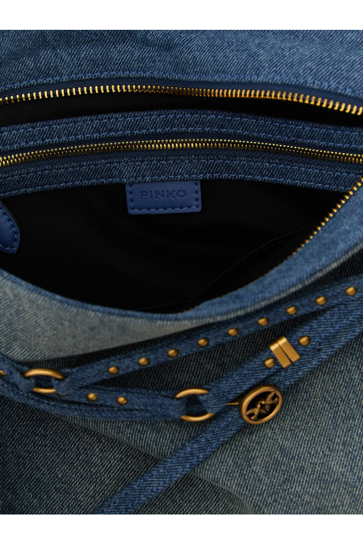 'Belt' large shoulder bag Blue