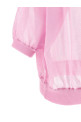 Semi-sheer cotton sweater Pink