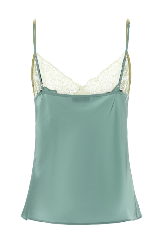 'Signature Lace' top BLUE