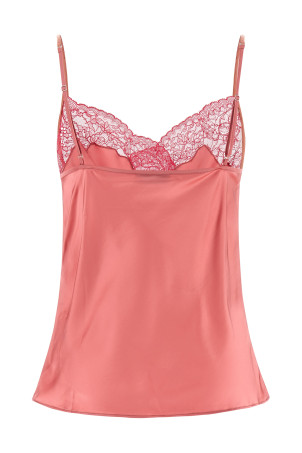 'Signature Lace' top Pink