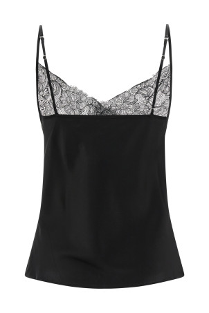 'Signature Lace' top Black