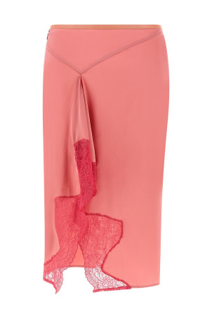'Signatue Lace' skirt Pink