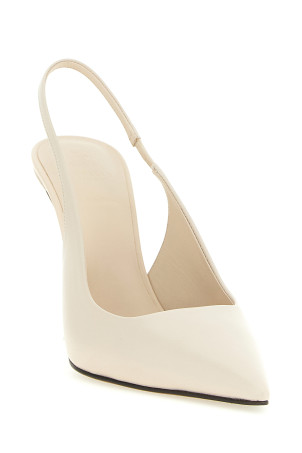 'Monile' slingbacks White