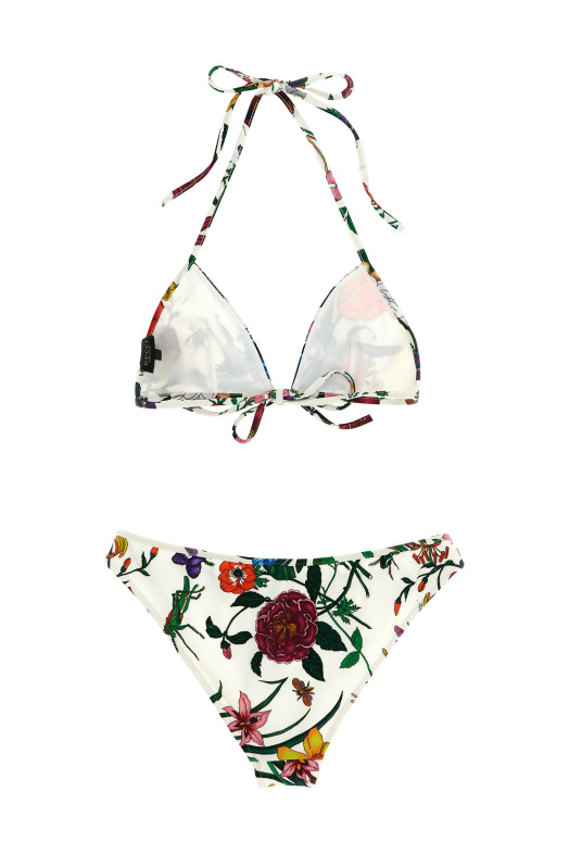 'Gucci Flora' bikini White