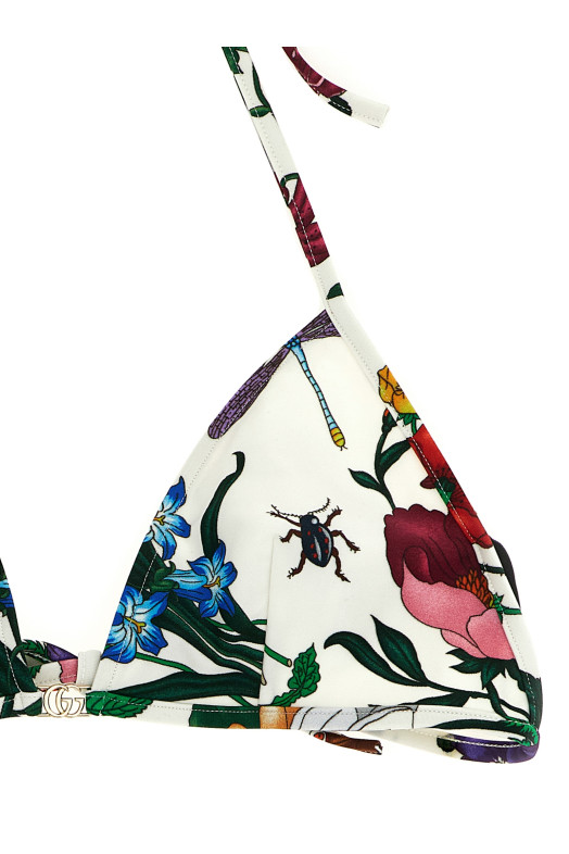 'Gucci Flora' bikini White