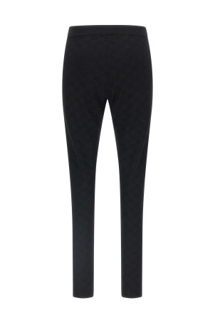 GG jacquard leggings Black