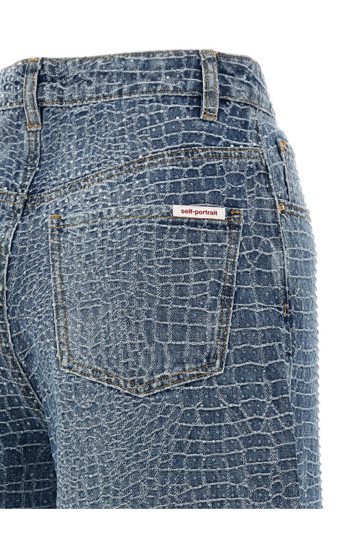 'Rhinestone' jeans  Multicolor