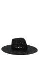 Raffia hat Black