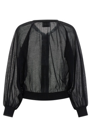 Cardigan bomber jacket Black