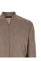 Cashmere bomber jacket Gray