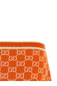 GG jacquard skirt orange