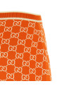 GG jacquard skirt orange
