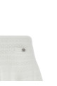 'Pointelle knit' mini skirt White