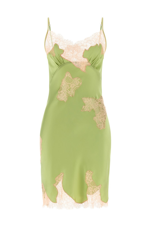 'Signature Lace' dress Green