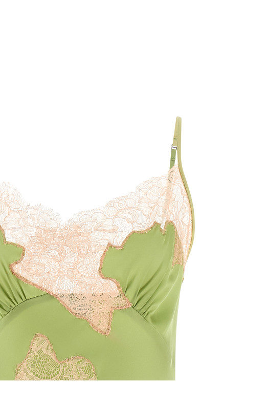 'Signature Lace' dress Green