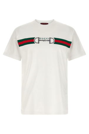 'Nastro Web' T-shirt White