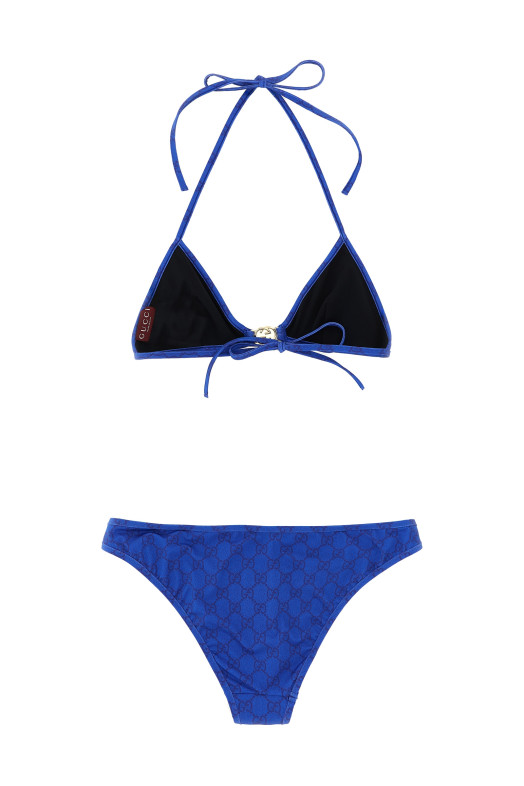 'Incrocio GG' bikini Blue