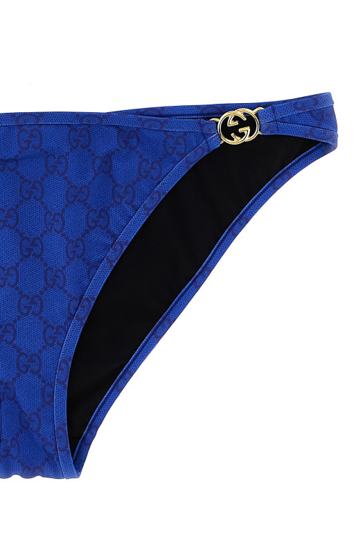 'Incrocio GG' bikini Blue